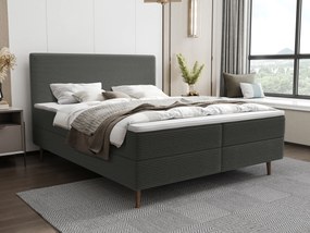 Jednolôžková posteľ 120 cm Napoli Bonell (tmavozelená) (s roštom, s úl. priestorom). Akcia -20%. Vlastná spoľahlivá doprava až k Vám domov. 1082440