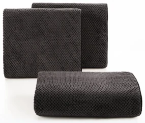 RÝCHLOSCHNÚCI UTERÁK Z MIKROVLÁKNA ZOE1 SADA 3KS 70X140 CM TMAVOSIVÁ