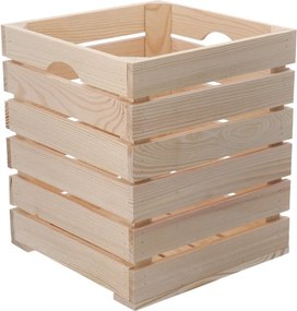 ČistéDrevo Drevená debnička 30x30x35 cm