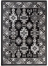 *Kusový koberec PP Tajo čierny 120x170cm