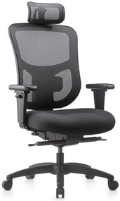 OFFICE PRO Záťažová kancelárska stolička NATUS Q24 čierna