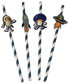 Sada 4 slamiek Rex London Space Adventures