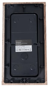 Priemyselné nástenné svietidlo s potlačou dreva 26 cm IP44 - Charlois