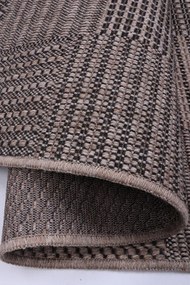 Koberec Indiana 08534A JUTE / BLACK