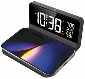 Solight CA06 Hodiny s Qi bezdrôtovým nabíjením