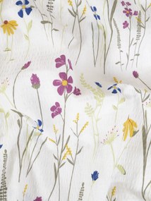 Krepová obliečka na vankúš Renforcé 50 × 70 cm - Nicoletta biela