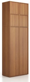 Nadstavba pre skrine FRAME, 4x dvere, 872 x 450 x 854 mm, PUSH-lock, orech