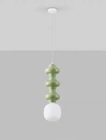 LED zeleno-biele moderné svietidlo Clio 3