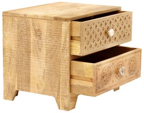 furniture-nabytek.cz - Drevený nočný stolík z manga 45x50x40