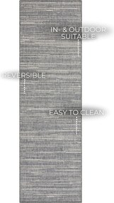 ELLE Decoration, Kusový koberec Gemini 105543 Silver z kolekcie Elle – na von aj na doma, 120x170, šedá, chodba / predsieň