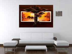 Gario Ručne maľovaný obraz Úspešný lov Rozmery: 70 x 100 cm