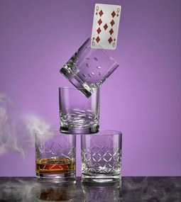 Crystalex poháre Matte Zig 280 ml 4 ks
