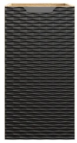 Koupelnová skříňka Ocean s deskou a umyvadlem 90 cm černá/dub olejovaný