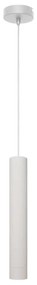 LED Luster na lanku TUBA 1xGU10/4,8W/230V biela