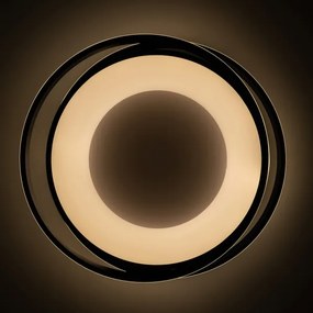Brilagi - LED stmievateľné stropné svietidlo FLARE LED/84W/230V 47x51 cm čierna + DO