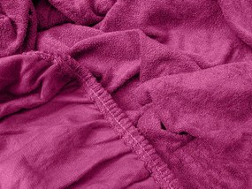 Froté plachta EXCLUSIVE purpurová 90 x 200 cm