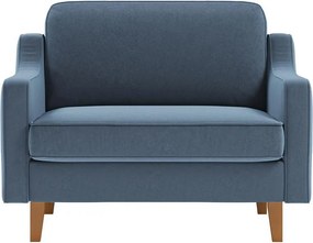 Kreslo Robia L (morská + orech). Akcia -18%. Vlastná spoľahlivá doprava až k Vám domov. 1145678