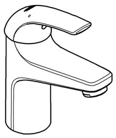 GROHE 32848000 - Umývadlová batéria BAUCURVE lesklý chróm