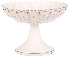 BONTEC Misa kovová - na stojane, 15 cm, aranžovacia, biela Farba: Biela