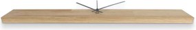 SENTOP | Minimalistické hodiny z prírodného dreva I SENTOP MAS020-3041-SILVER-60x8cm analógové