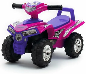 Detské odrážadlo so zvukom Štvorkolka Baby Mix ružová