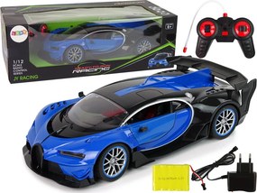 LEAN Toys Obrovské diaľkovo ovládané športové auto R/C v mierke 1:12, s ovládačom a akumulátorom