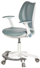 BONTEC Detská stolička, výškovo nastaviteľná, modrá sieťovina, KA-C806 BLUE Farba: Šedá