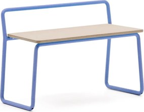 Modrá/v prírodnej farbe lavica Tinn – Kave Home