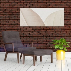 Obraz - Texturované listy (120x50 cm)