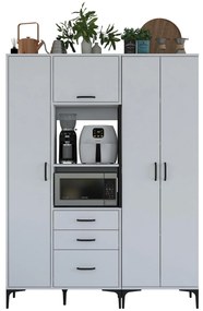 Set kuchynských skriniek Jenaretta 31 (biela + čierna). Vlastná spoľahlivá doprava až k Vám domov. 1107095