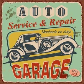 Ceduľa Auto Service and Repair - Garage