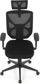 Kancelárska stolička čierna KA-Q8250 BK
