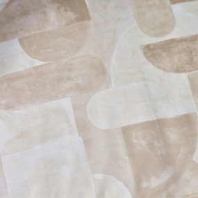 Béžové obliečky na jednolôžko 135x200 cm Sloane Geo – Catherine Lansfield