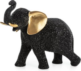 DEKORAČNÁ SOŠKA ELDO 24X12X19 ČIERNA