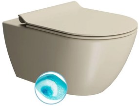 GSI GSI, PURA závesná WC misa, Swirlflush, 36x55cm, creta dual-mat, 881508