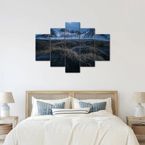 Obraz výhľadu na Islandskej vrcholky (150x105 cm)