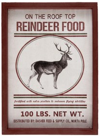 Obraz Jelen Reindeer food - 27 * 3 * 37 cm