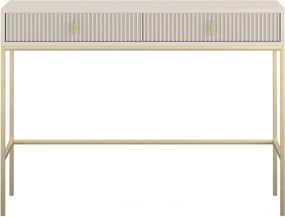 Toaletní stolek Maggiore 104 cm kašmírový/zlatý