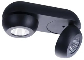 LED bodové svetlo Ojos 2 čierne