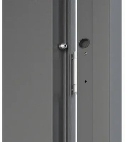 Kovové vchodové dvere S68 Ariadna 80 Ľ antracit