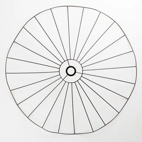 Univerzálne tienidlo CURITIBA, priemer 80 cm, čierne