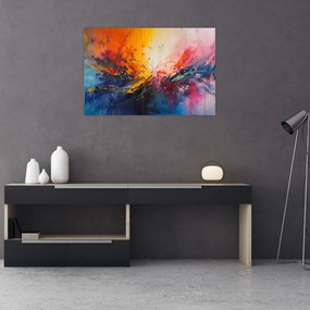Obraz - Farebná abstrakcia (90x60 cm)