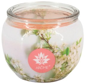Arome Vonná sviečka v skle Chery Blossom, 90 g