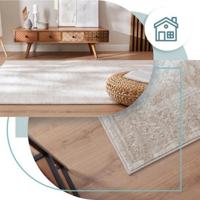 Koberec FD Sensi Tris svetlobéžový