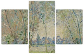 Obraz - Claude Monet, Woman Seated under the Willows, reprodukcia (90x60 cm)