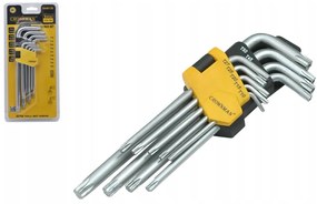 CROWNMAN T10-T50 TORXY imbusové kľúče - sada
