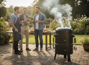 BBQ Meeting Multifunkčný gril 3 v 1 – gril / udiareň / krb 40 × 84 cm BBQ5306