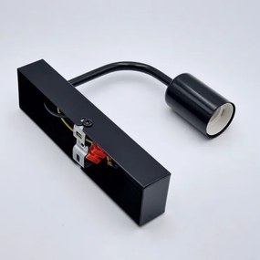 Nástenné svietidlo ASTRID 1xE27/60W/230V lesklá čierna