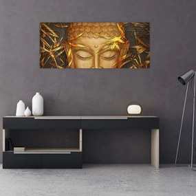 Obraz - Zlatý Budha (120x50 cm)