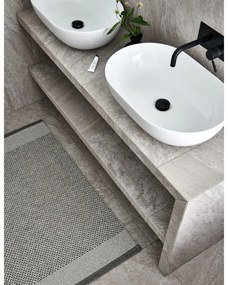 Sivý vnútorný a vonkajší koberec 60x85 cm Edit Warm Grey – Pappelina